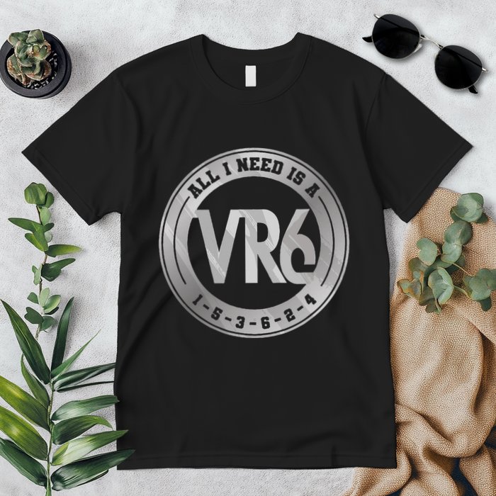 Vr6 Turbo Engine 1 5 3 6 2 4 Car Tuning Six Cylinder Vr6 Premium T-Shirt