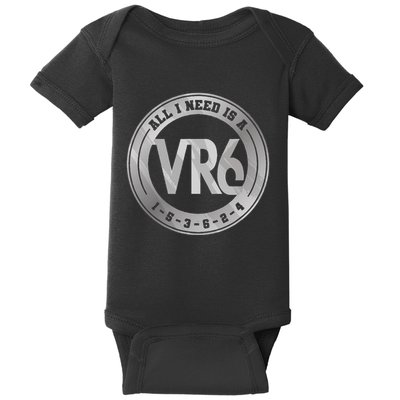 Vr6 Turbo Engine 1 5 3 6 2 4 Car Tuning Six Cylinder Vr6 Baby Bodysuit