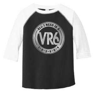 Vr6 Turbo Engine 1 5 3 6 2 4 Car Tuning Six Cylinder Vr6 Toddler Fine Jersey T-Shirt