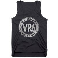 Vr6 Turbo Engine 1 5 3 6 2 4 Car Tuning Six Cylinder Vr6 Tank Top