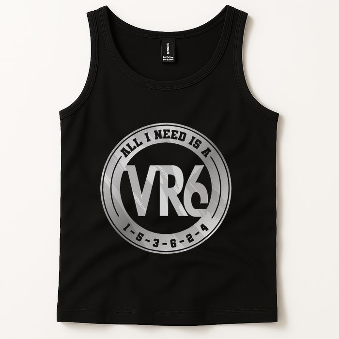 Vr6 Turbo Engine 1 5 3 6 2 4 Car Tuning Six Cylinder Vr6 Tank Top