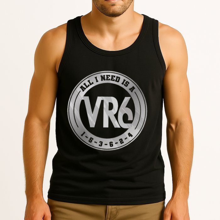 Vr6 Turbo Engine 1 5 3 6 2 4 Car Tuning Six Cylinder Vr6 Tank Top