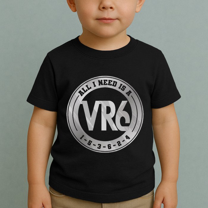 Vr6 Turbo Engine 1 5 3 6 2 4 Car Tuning Six Cylinder Vr6 Toddler T-Shirt