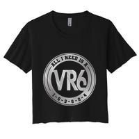 Vr6 Turbo Engine 1 5 3 6 2 4 Car Tuning Six Cylinder Vr6 Crop Top