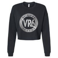 Vr6 Turbo Engine 1 5 3 6 2 4 Car Tuning Six Cylinder Vr6 Cropped Pullover Crew