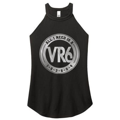 Vr6 Turbo Engine 1 5 3 6 2 4 Car Tuning Six Cylinder Vr6 Women's Perfect Tri Rocker Tank