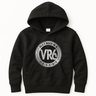 Vr6 Turbo Engine 1 5 3 6 2 4 Car Tuning Six Cylinder Vr6 Kids Hoodie