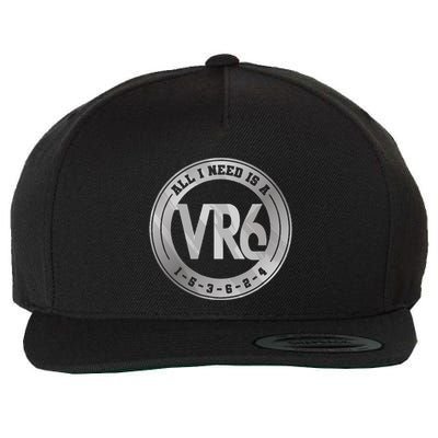 Vr6 Turbo Engine 1 5 3 6 2 4 Car Tuning Six Cylinder Vr6 Wool Snapback Cap