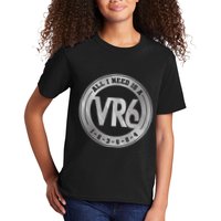 Vr6 Turbo Engine 1 5 3 6 2 4 Car Tuning Six Cylinder Vr6 Kids T-Shirt