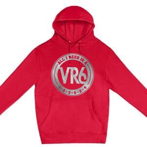 Vr6 Turbo Engine 1 5 3 6 2 4 Car Tuning Six Cylinder Vr6 Premium Pullover Hoodie