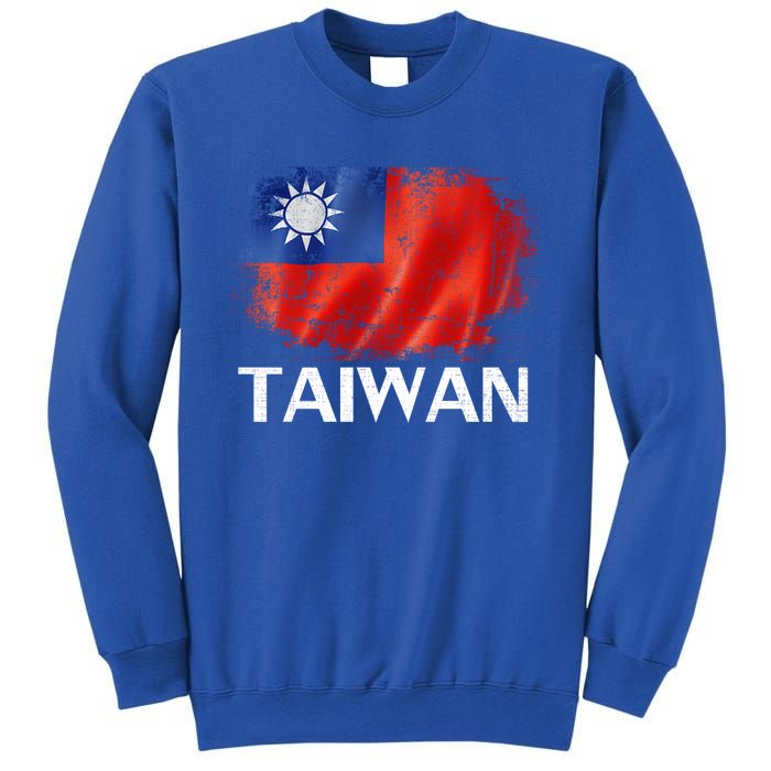 Vintage Taiwan Flag For Taiwanese Gift Sweatshirt