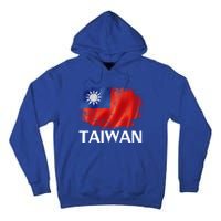 Vintage Taiwan Flag For Taiwanese Gift Tall Hoodie