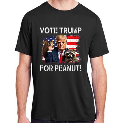 Vote Trump For Peanut The Squirrel Adult ChromaSoft Performance T-Shirt