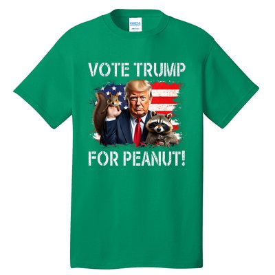 Vote Trump For Peanut The Squirrel Tall T-Shirt