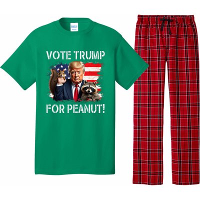 Vote Trump For Peanut The Squirrel Pajama Set