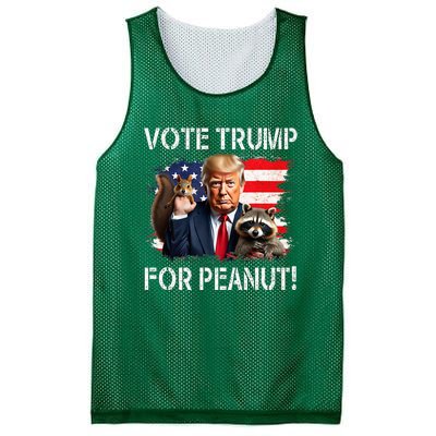 Vote Trump For Peanut The Squirrel Mesh Reversible Basketball Jersey Tank