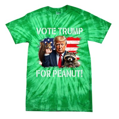 Vote Trump For Peanut The Squirrel Tie-Dye T-Shirt