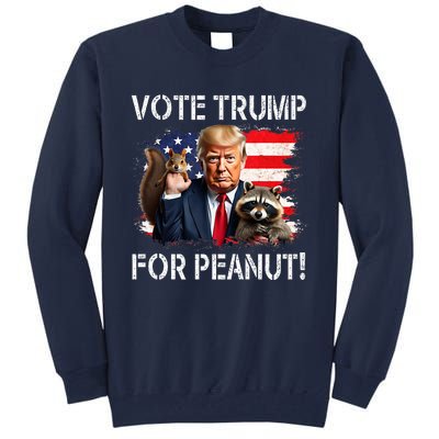 Vote Trump For Peanut The Squirrel Tall Sweatshirt