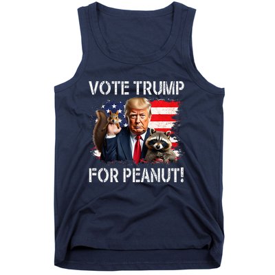 Vote Trump For Peanut The Squirrel Tank Top