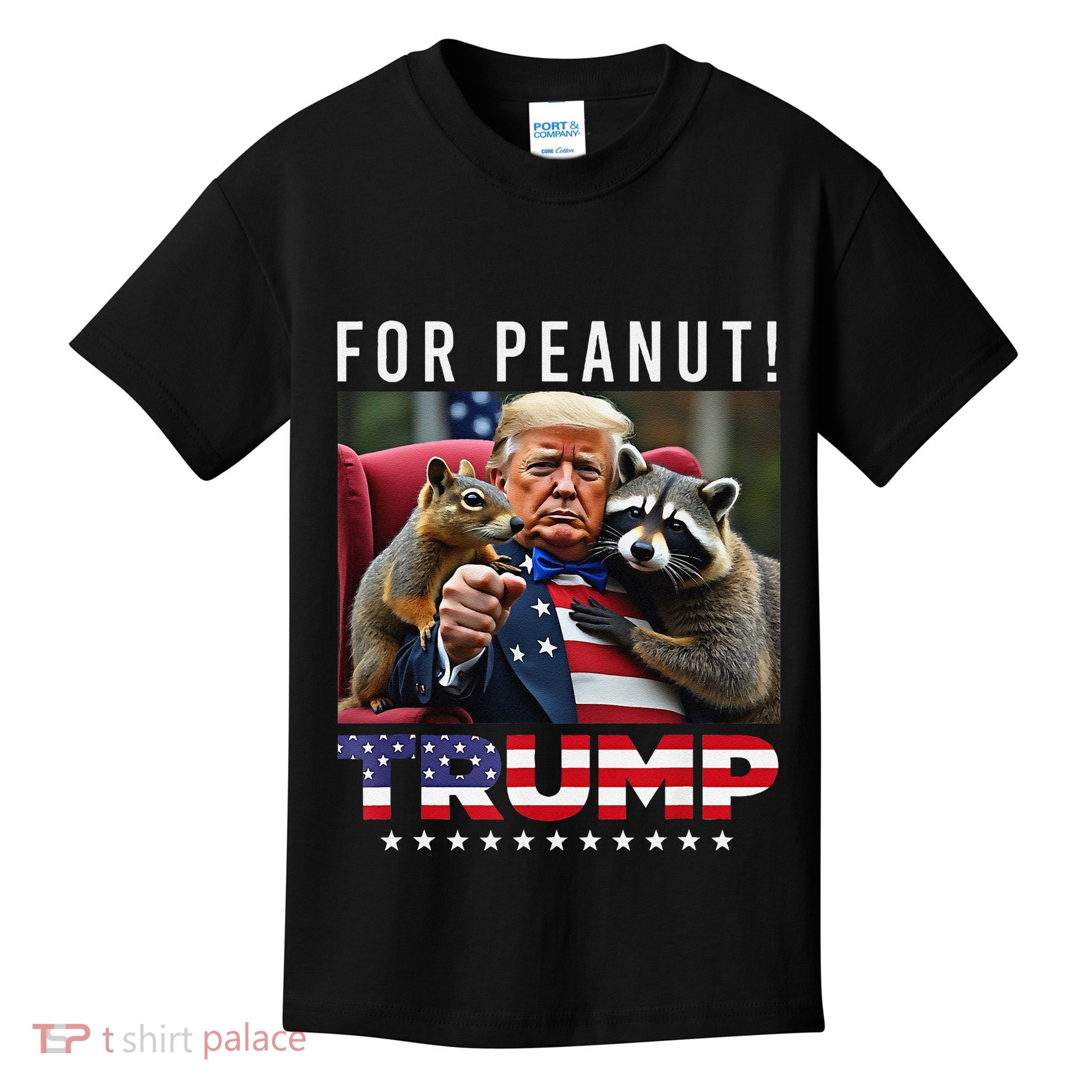 Vote Trump For Peanut The Squirrel Kids T-Shirt