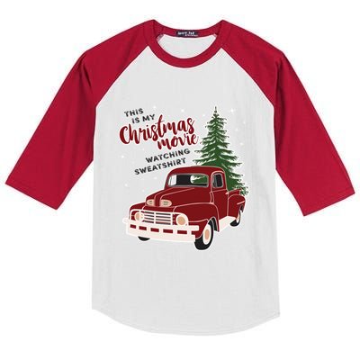 Vintage Truck Funny Gift Kids Colorblock Raglan Jersey