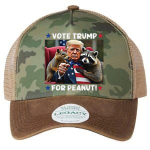 Vote Trump For Peanut The Squirrel Trump 2024 Election Legacy Tie Dye Trucker Hat