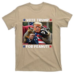 Vote Trump For Peanut The Squirrel Trump 2024 Election T-Shirt