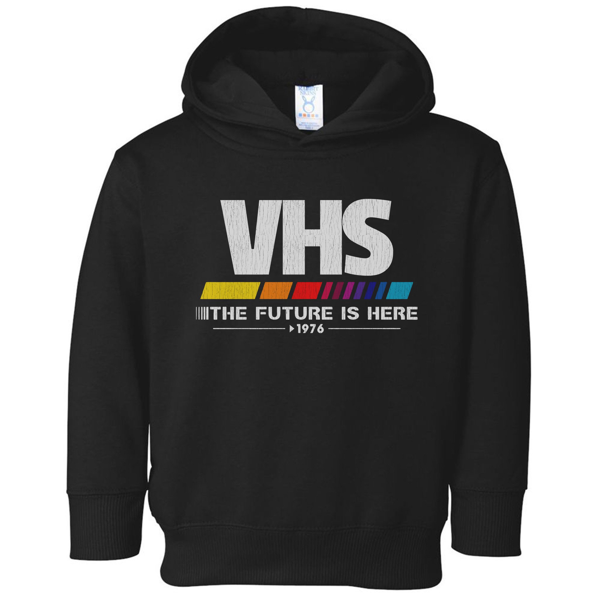 Vhs The Future Is Here 1976 Vintage Toddler Hoodie
