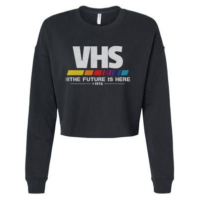 Vhs The Future Is Here 1976 Vintage Cropped Pullover Crew