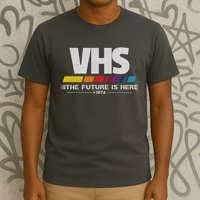 Vhs The Future Is Here 1976 Vintage T-Shirt