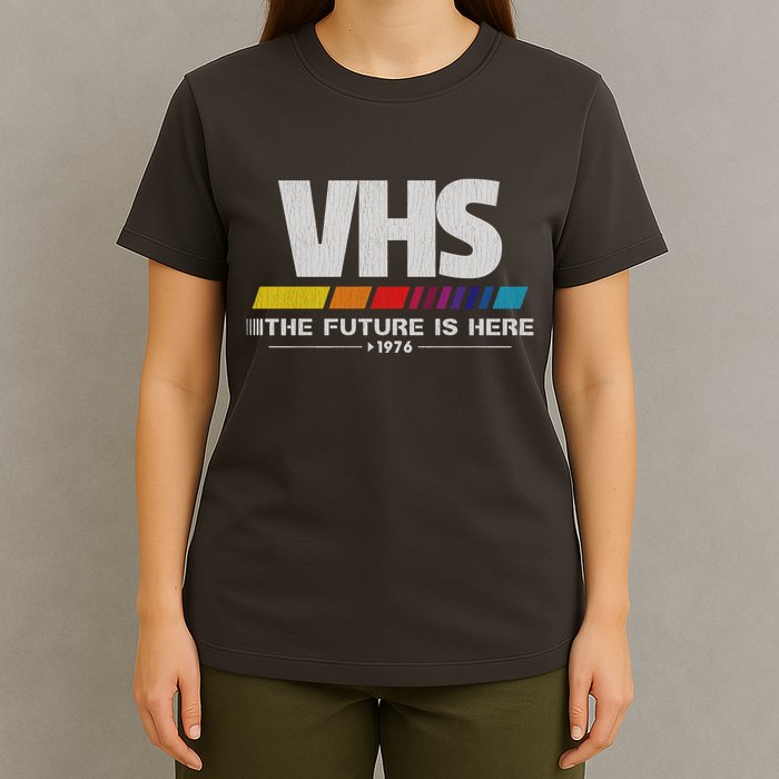 Vhs The Future Is Here 1976 Vintage T-Shirt