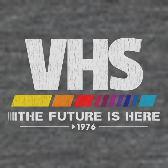 Vhs The Future Is Here 1976 Vintage T-Shirt