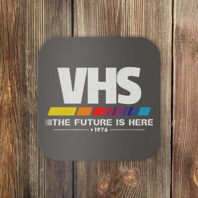 Vhs The Future Is Here 1976 Vintage Coaster