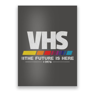 Vhs The Future Is Here 1976 Vintage Poster