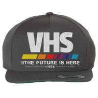 Vhs The Future Is Here 1976 Vintage Wool Snapback Cap