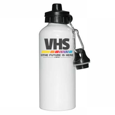 Vhs The Future Is Here 1976 Vintage Aluminum Water Bottle