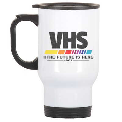 Vhs The Future Is Here 1976 Vintage Stainless Steel Travel Mug