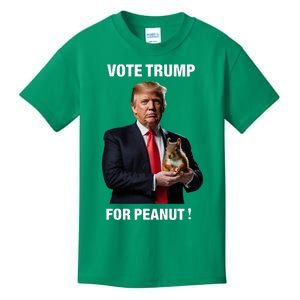 Vote Trump For Peanut The Squirrel Kids T-Shirt