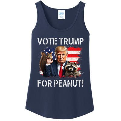 Vote Trump For Peanut The Squirrel Gift Ladies Essential Tank