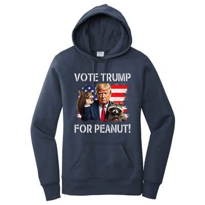 Vote Trump For Peanut The Squirrel Gift Women's Pullover Hoodie