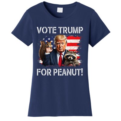 Vote Trump For Peanut The Squirrel Gift Women's T-Shirt