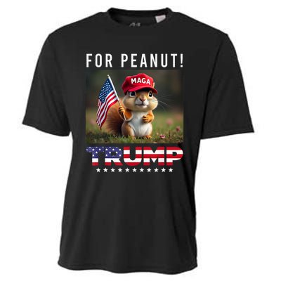 Vote Trump For Peanut The Squirrel Trump 2024 Cooling Performance Crew T-Shirt