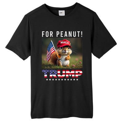 Vote Trump For Peanut The Squirrel Trump 2024 Tall Fusion ChromaSoft Performance T-Shirt