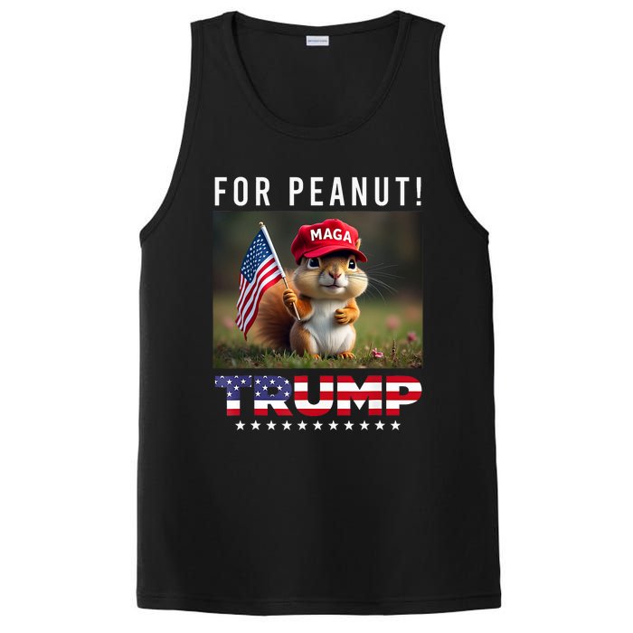 Vote Trump For Peanut The Squirrel Trump 2024 PosiCharge Competitor Tank