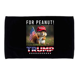 Vote Trump For Peanut The Squirrel Trump 2024 Microfiber Hand Towel