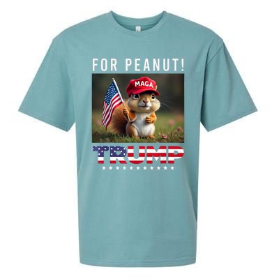 Vote Trump For Peanut The Squirrel Trump 2024 Sueded Cloud Jersey T-Shirt