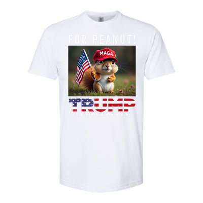 Vote Trump For Peanut The Squirrel Trump 2024 Softstyle CVC T-Shirt