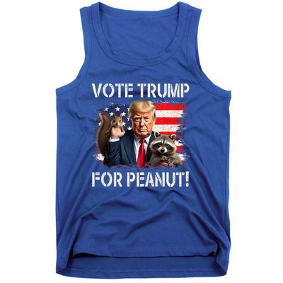 Vote Trump For Peanut The Squirrel Tank Top