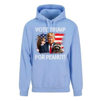 Vote Trump For Peanut The Squirrel Unisex Surf Hoodie