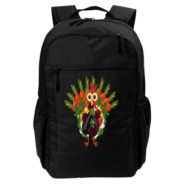 Vegan Thanksgiving Funny Vegetable Meatless Turkey Daily Commute Backpack